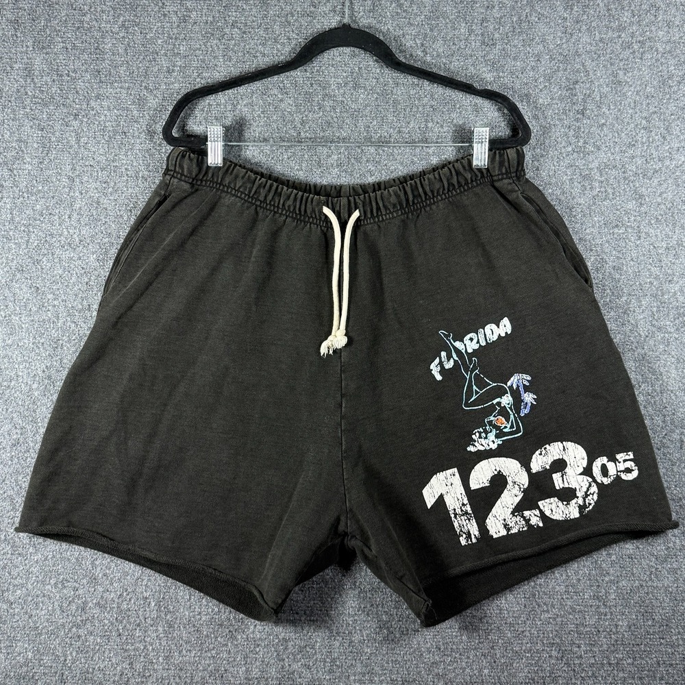 Rivington roi Rebis RRR123 "Florida" Black Faded Shorts Mens Size 2XL #3191